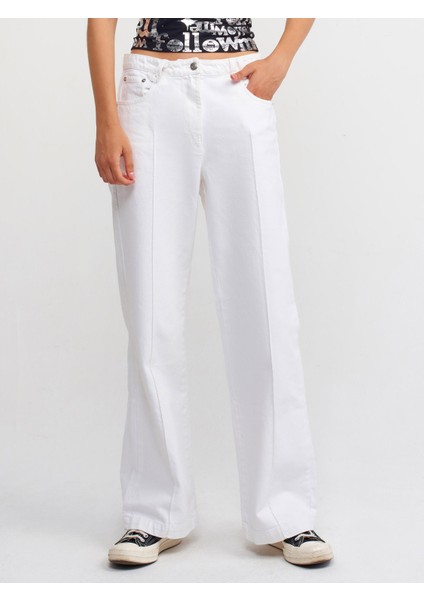 71010 Basic Pantolon-Beyaz modelleri