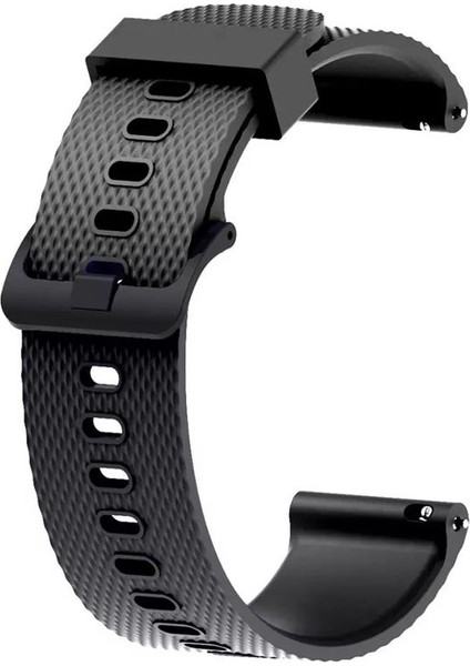 Amazfit Active Kordon Silikon Kancalı Krd 46 Siyah