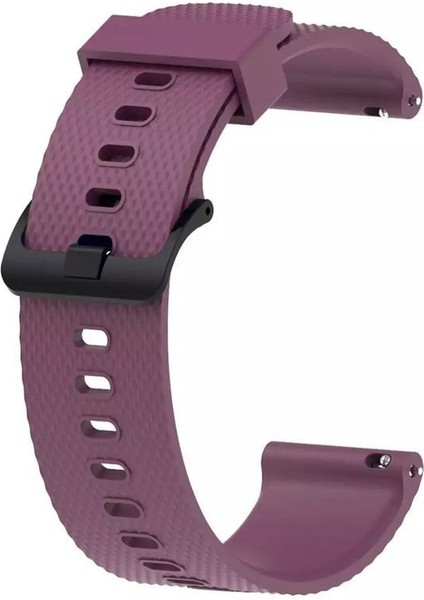 Amazfit Active Kordon Silikon Kancalı Krd 46 Mor