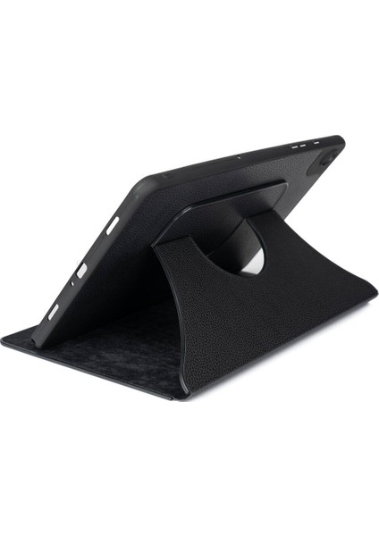 Casestreet Samsung Galaxy Tab A9+ Plus SM-X210 Kılıf Kapaklı Standlı 360 Dönebilen Koruma DN22 Lacivert