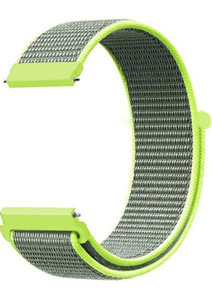 Amazfit Cheetah Square Kordon Cırtcırt Kumaş Ayarlanabilir Yeşil
