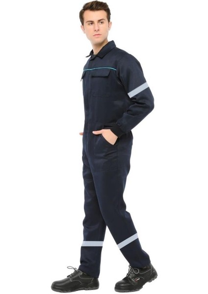 Şensel, Reflektörlü İş Tulumu -Eko.-, Lacivert-55E1645- Üniforma modelleri