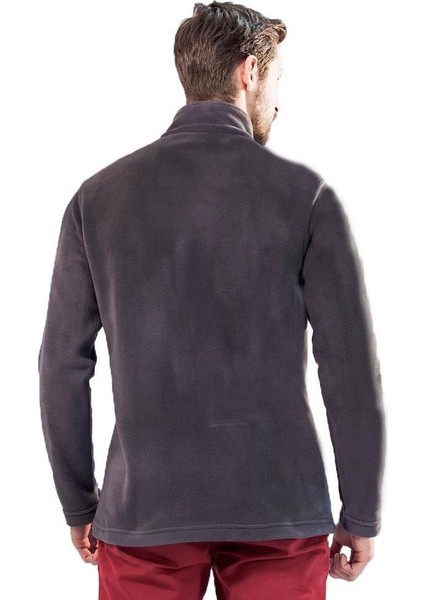 , Erkek Polar Mont, Koyu Gri -99E432- Fermuarlı, Cepli fiyatları