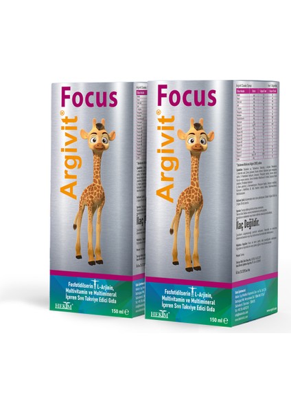 Focus Şurup 2'Li Paket 150 Ml