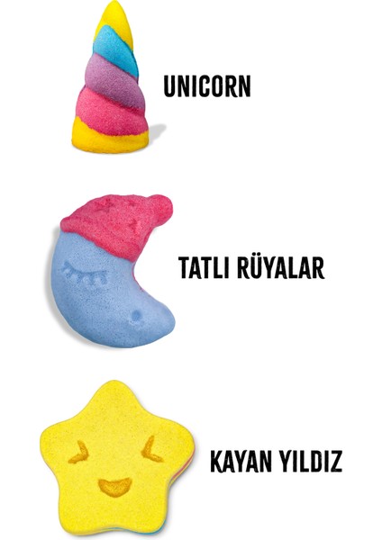 Sevimli Arkadaşlar Hediye Paketi (3'Lu Set) Banyo Toplar