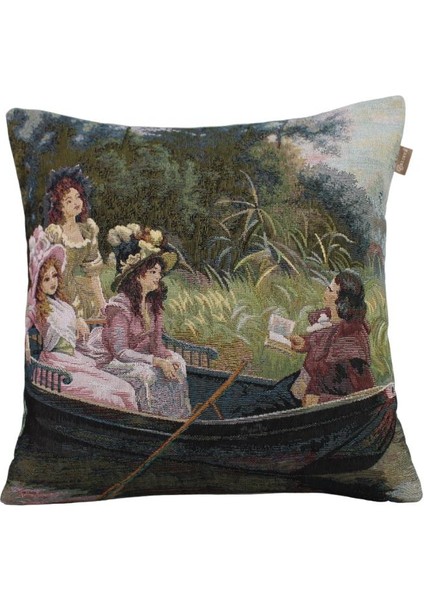 Belıeve Sandal Sefası Goblen Kırlent 40*40 cm