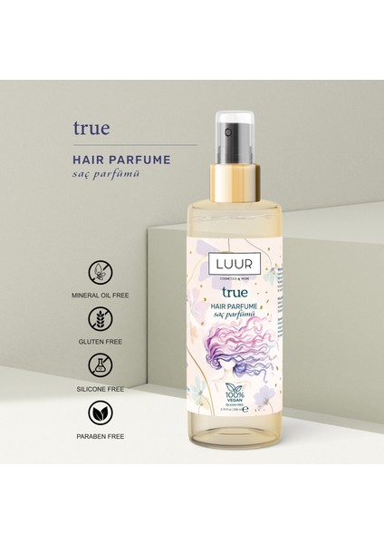 True Saç Parfümü 200 ml
