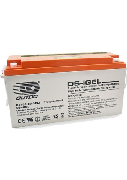 Solar Jel Akü 12V 150 Ah