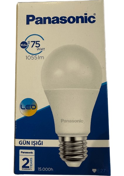 10,5W (75W) 4000K (Günışığı) E27 Duylu LED Ampul (8 Adet)