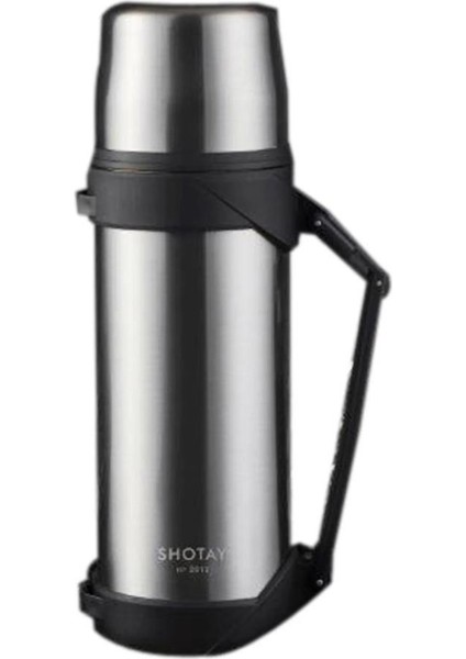 Shotay Çelik Termos 1200ML Gümüş