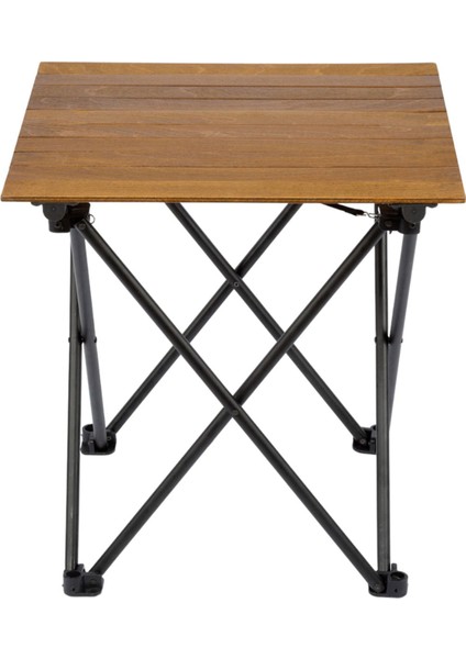 Funky Chaırs Elegance Ceviz Desen Katlanabilir Ahşap Kamp ve Piknik Masası 50X50X50CM fiyatları