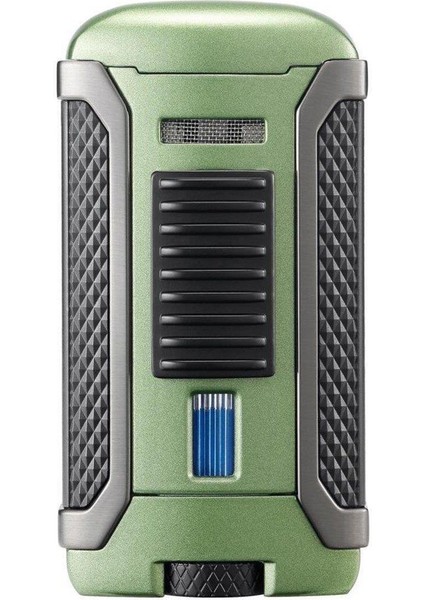 Apex Tek Torch Pürmüz Metalik Yeşil-Siyah Puro Çakmağı