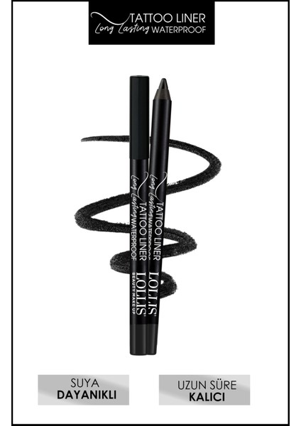 Suya Dayanıklı Siyah Göz Kalemi 501