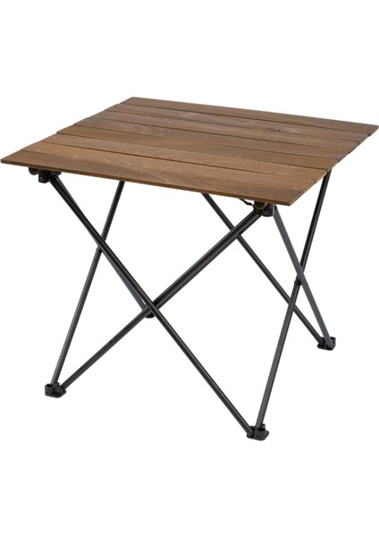 Funky Chaırs Elegance Ceviz Desen Katlanabilir AHŞAP Kamp ve Piknik Masası 68X70X60CM modelleri
