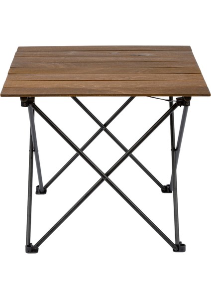 Funky Chaırs Elegance Ceviz Desen Katlanabilir AHŞAP Kamp ve Piknik Masası 68X70X60CM fiyatları