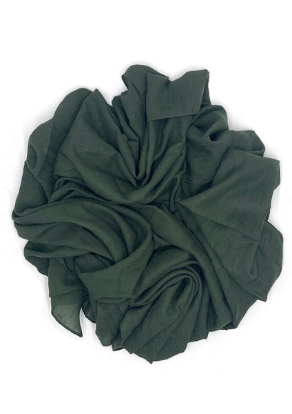 Pamuklu Bambu Kraş Eşarp Yüksek Kalite Yazma 100X100CM Overloklu