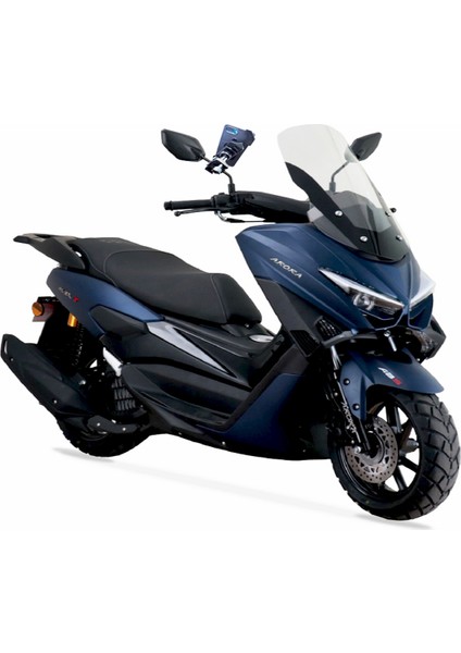 Arora Max T Uyumlu Kilit Mekanizmalı Çapraz Suporte Telefon Tutucu Ayna Bağlantılı