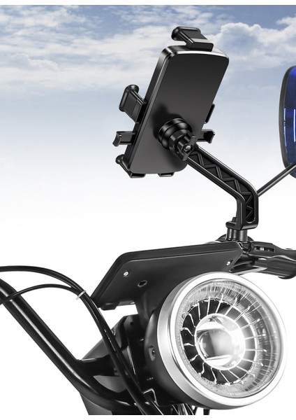 Darbe Emici Telefon Tutucu Motosiklet Scooter Için 4-7inç Telefon Uyumlu