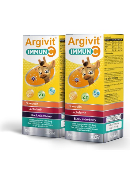 Immun C Şurup 2'li Paket 150 ml