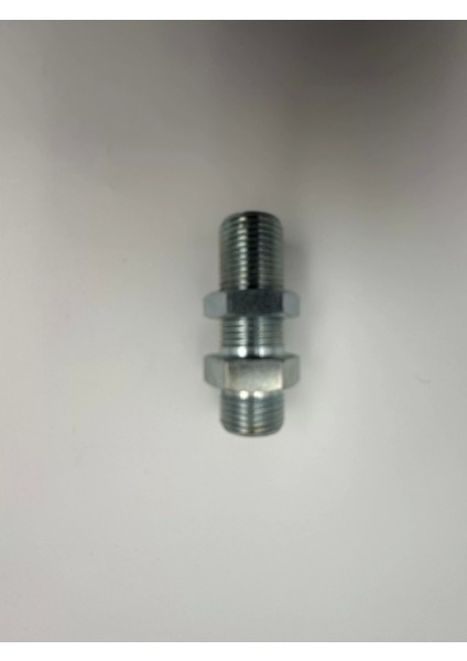 1/2 Bsp Perde Geçişli Nipel Çelik