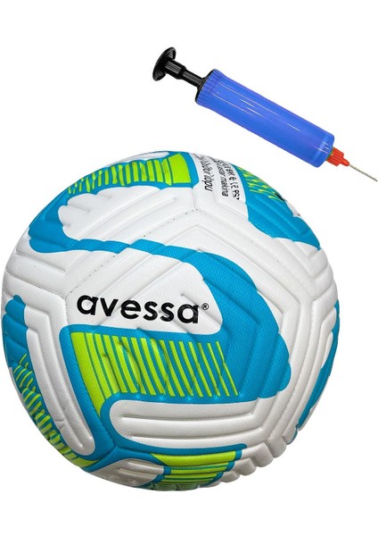 FT900-110M Futbol Topu Açık Mavi 4 Astar Pompalı