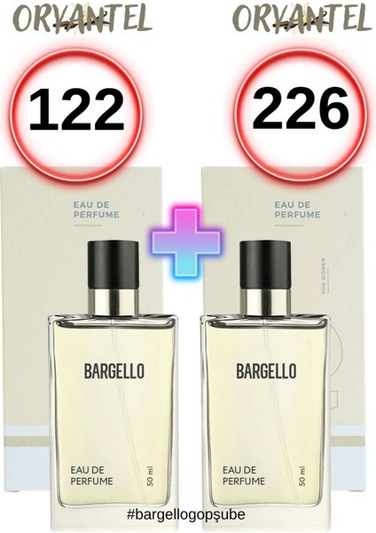 122 Oriental 50 Ml Edp 226 Oriental Kadın Parfüm Seti