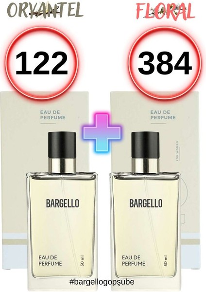 122 Kadın Parfüm Oriental 384 Kadın Parfüm Floral 50 Ml Edp