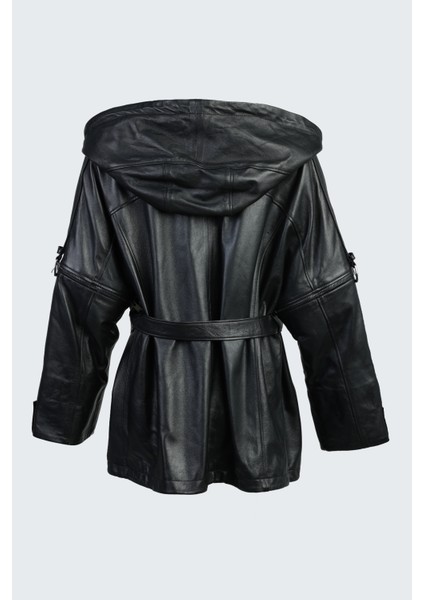 Kadın Siyah Zig Hakiki Deri Mont 571 Z-542 Byn Derımont SK23/24 indirimleri