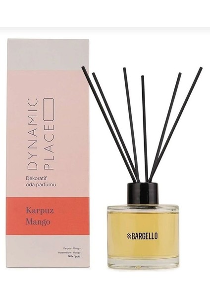 Dynamıc Place Karpuz Mango 120 ml Dekoratif Ortam Kokusu Bambu Çubuklu