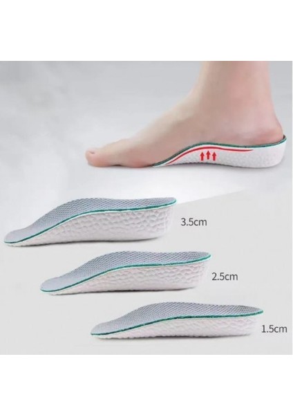 Erkek Boy Uzatıcı Tabanlık Gizli Topuk 2,50 cm Ayakkabı Tabanlığı