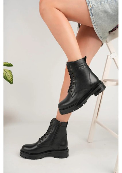 Hakiki Deri Kadın Günlük Bot GR3316