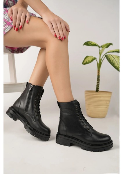 Hakiki Deri Kadın Günlük Bot GR3316 fırsatları