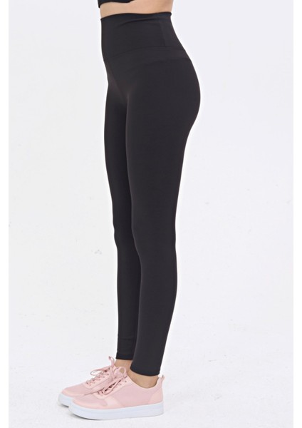 Toparlayıcı Dalgıç Şardonlu Kışlık İçi Pamuklu Spor Tayt indirimleri