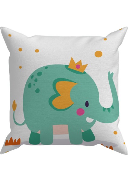 Bebek Çocuk Odası Yastıklı Kırlent Kılıf 2'li DS50 30X30 cm