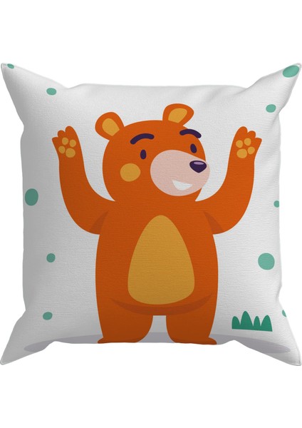 Bebek Çocuk Odası Yastıklı Kırlent Kılıf 2'li DS50 30X30 cm