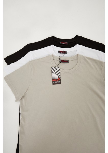 Erkek 3'lü Pamuk T-Shırt fiyatları