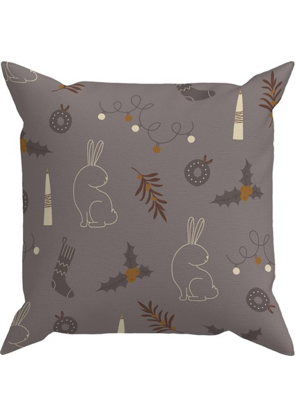 Bebek Çocuk Odası Yastıklı Kırlent Kılıf 2'li DS53 30X30 cm