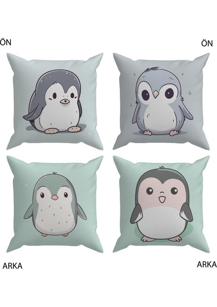 Bebek Çocuk Odası Yastıklı Kırlent Kılıf 2'li DS80 30X30 cm