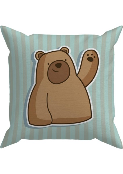 Bebek Çocuk Odası Yastıklı Kırlent Kılıf 2'li DS93 30X30 cm