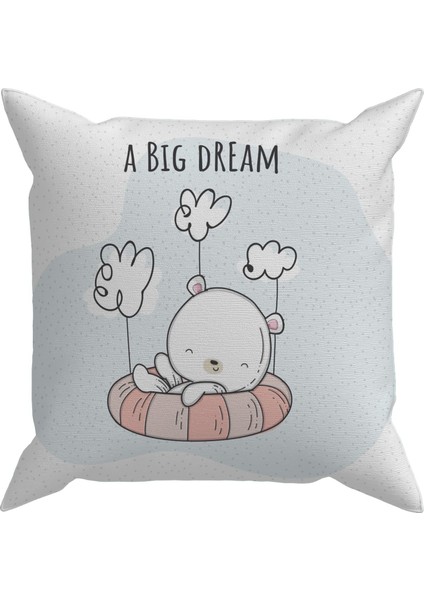 Bebek Çocuk Odası Yastıklı Kırlent Kılıf 2'li DS97 30X30 cm