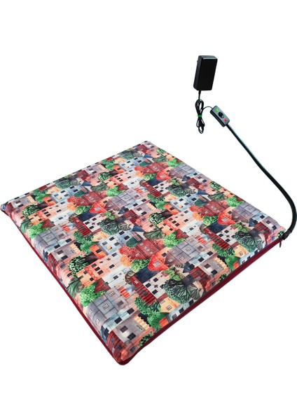 Isıtmalı Kedi Minderi Kedi Köpek Minderi Isıtıcılı Kedi Minderi Isıtıcı Pad 12VOLT 45X45CMX5CM
