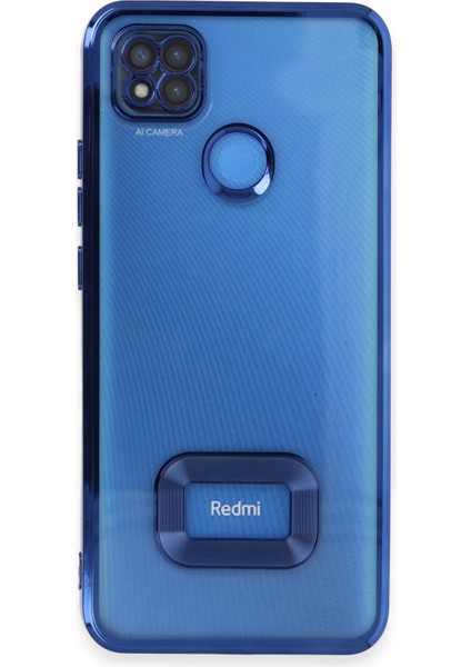 Xiaomi Redmi 9c Kılıf Slot Silikon - Mavi