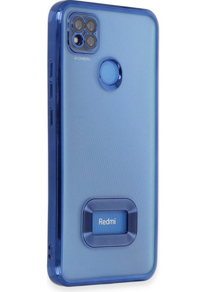 Xiaomi Redmi 9c Kılıf Slot Silikon - Mavi