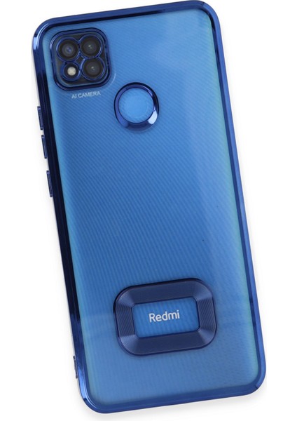 Xiaomi Redmi 9c Kılıf Slot Silikon - Mavi