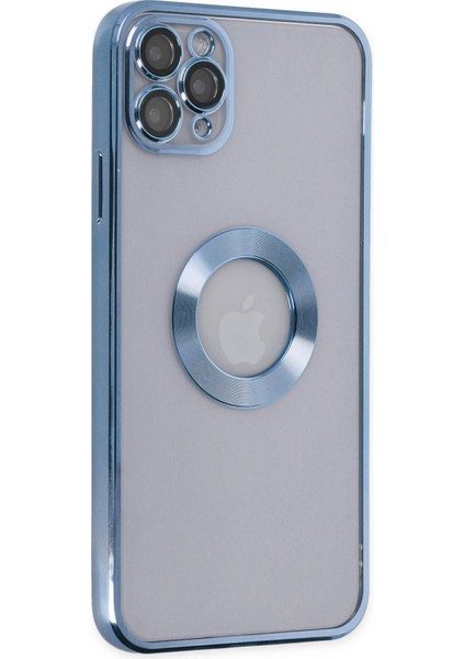 Happycase iPhone 11 Pro Max Kılıf Slot Silikon - Mavi