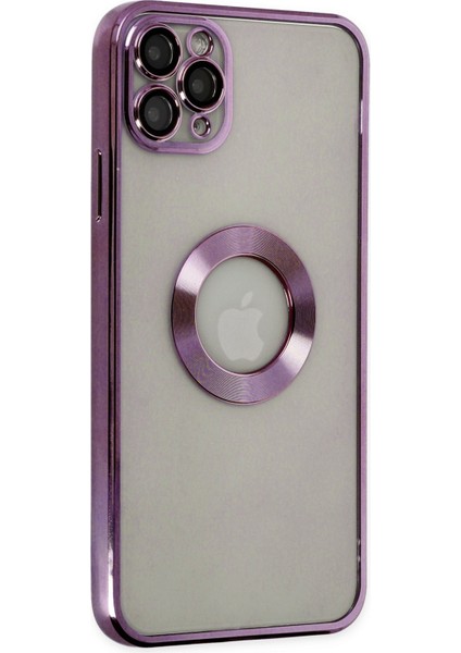 Happycase iPhone 11 Pro Max Kılıf Slot Silikon - Mor