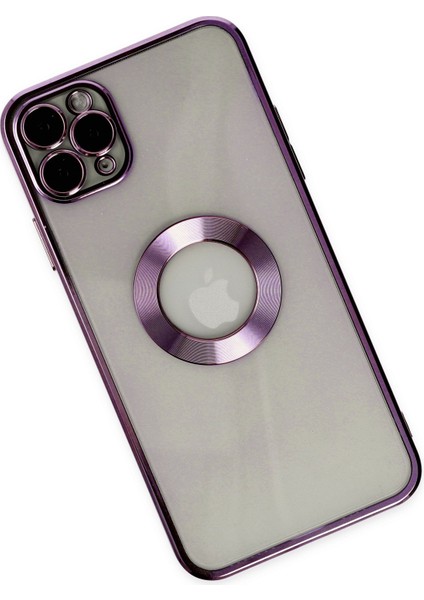 Happycase iPhone 11 Pro Max Kılıf Slot Silikon - Mor