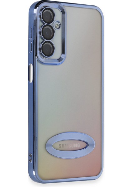 Happycase Samsung Galaxy A14 4g Kılıf Slot Silikon - Sierra Blue