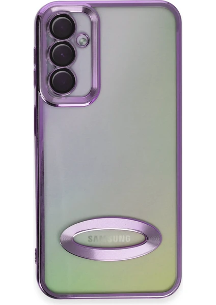 Happycase Samsung Galaxy A24 4g Kılıf Slot Silikon - Mor