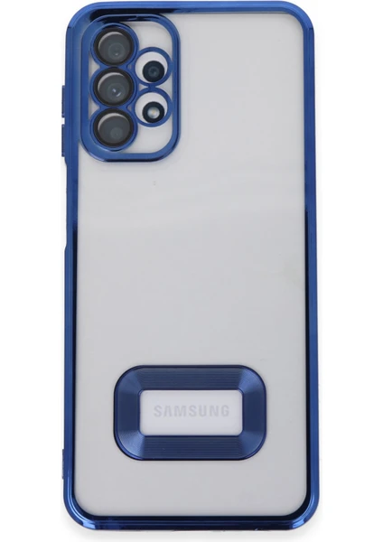 Happycase Samsung Galaxy A13 4g Kılıf Slot Silikon - Mavi